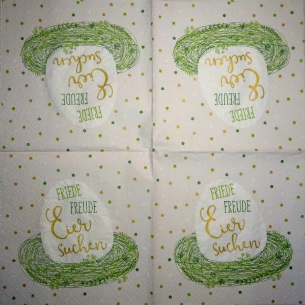 TX-702 Text - 3-lagig - Friede Freude Eier suchen